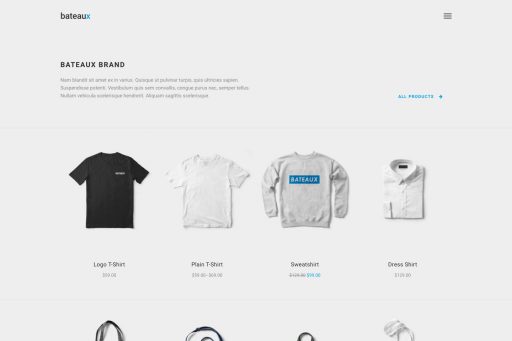 Bateaux Theme - Minimal Shop