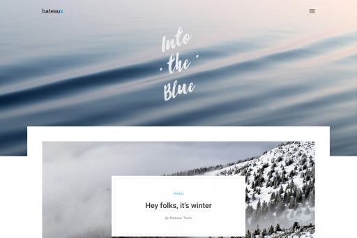 Bateaux Theme - Overlap Blog